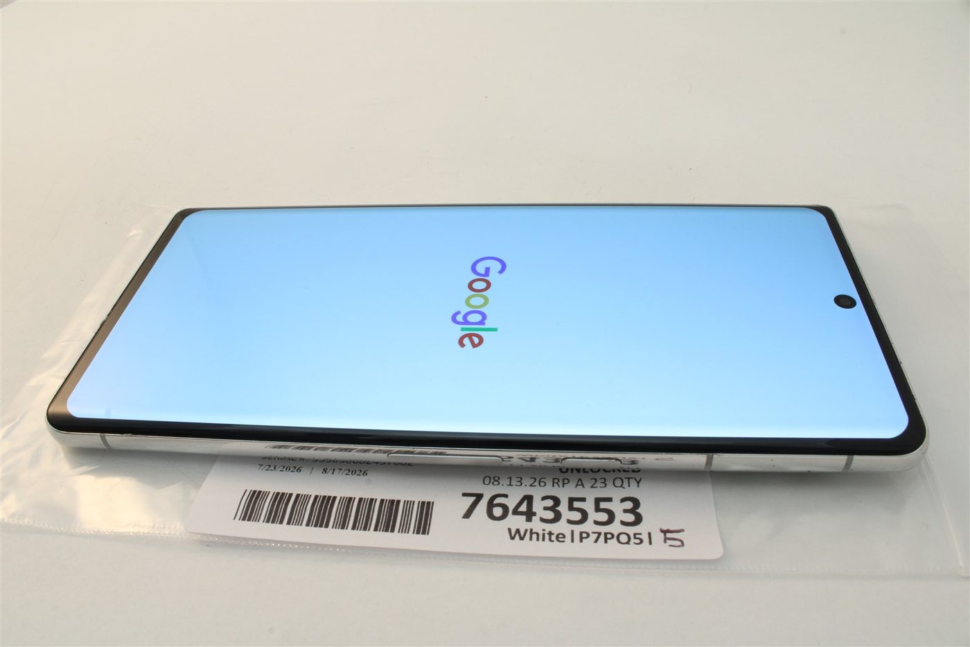 Pixel 7 Pro in White